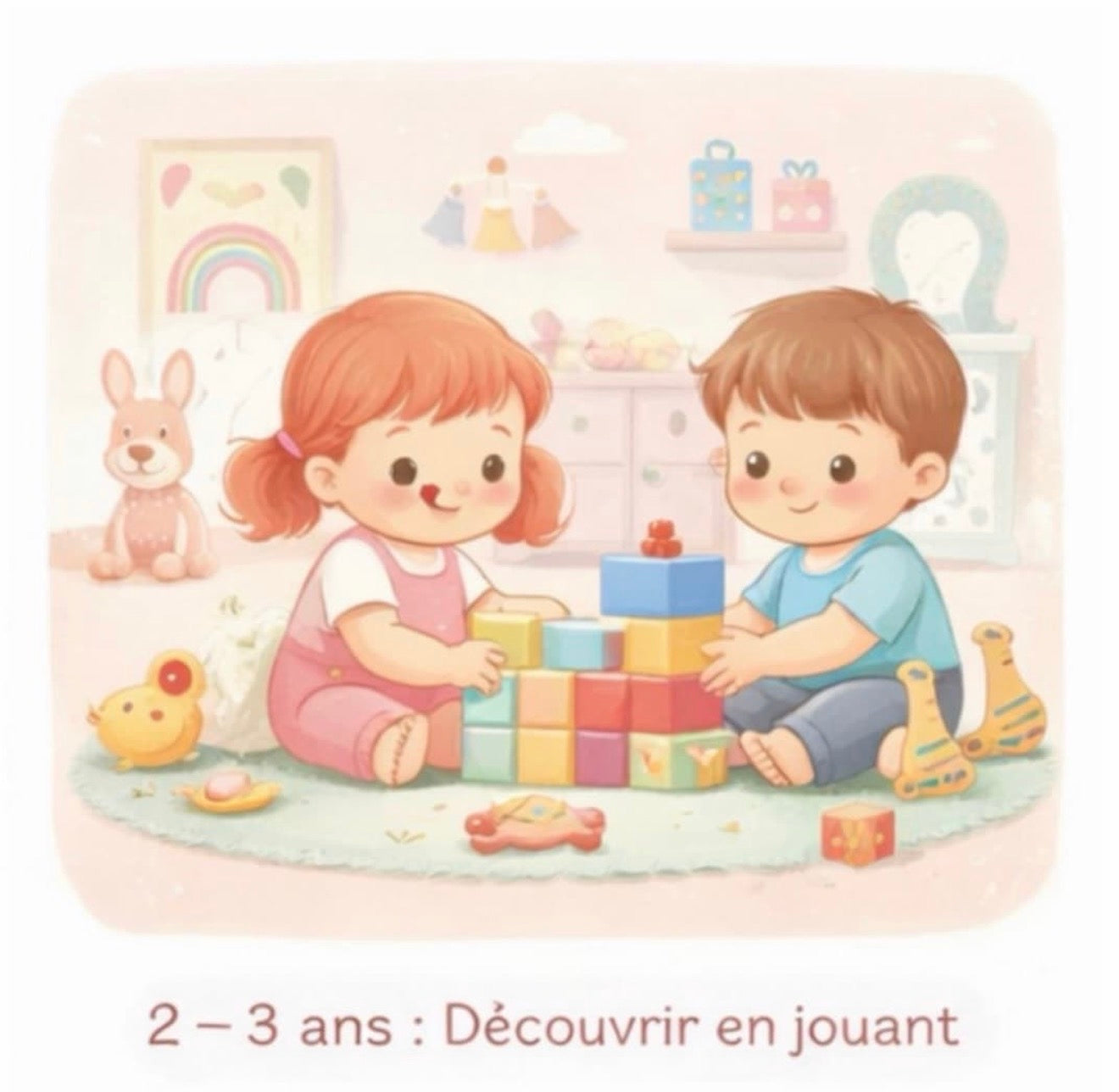 2 – 3 ans : Découvrir en jouant 🌼