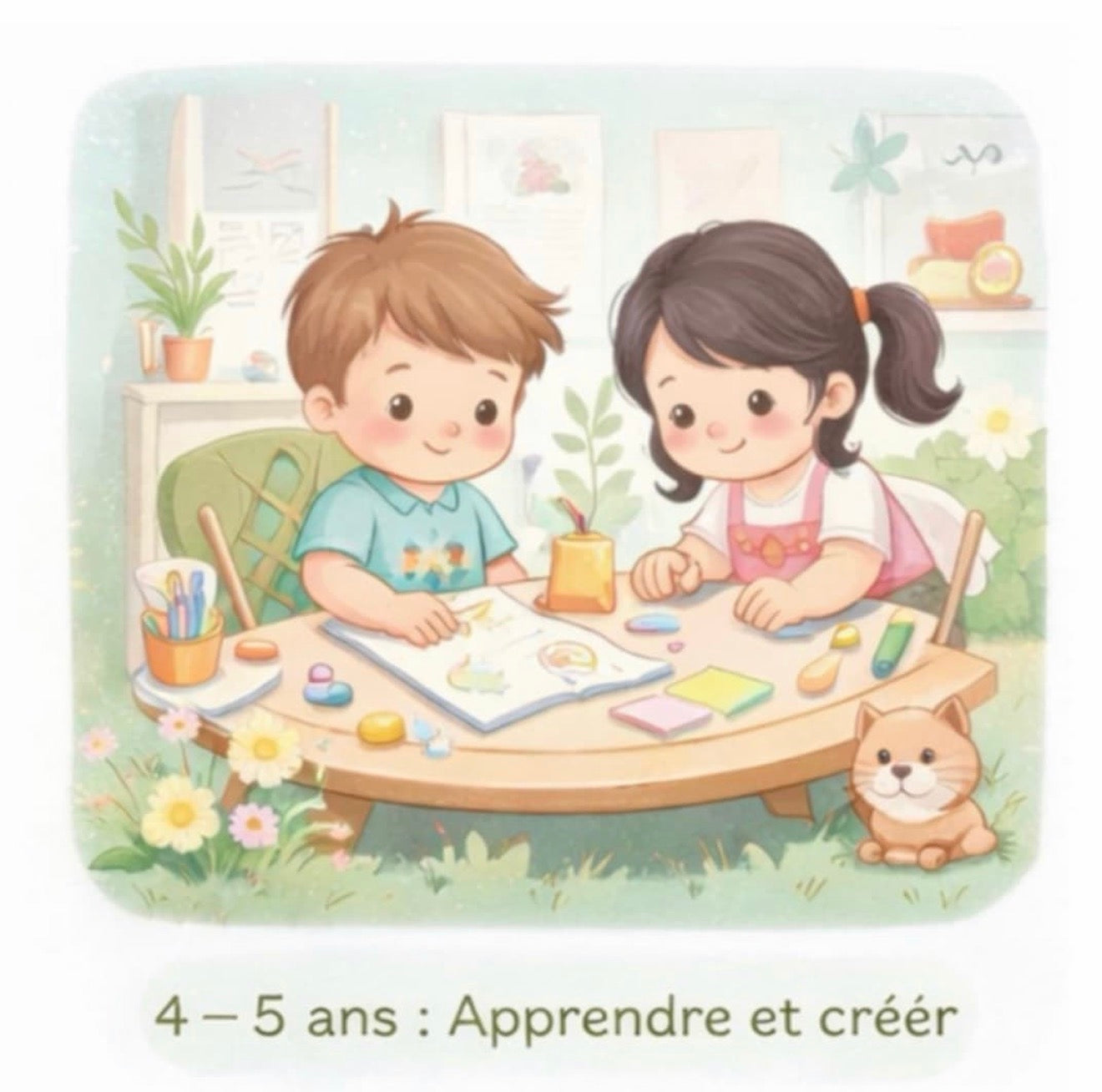 4 – 5 ans : Apprendre et créer 🌳