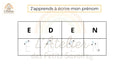 Apprendre à écrire son prénom