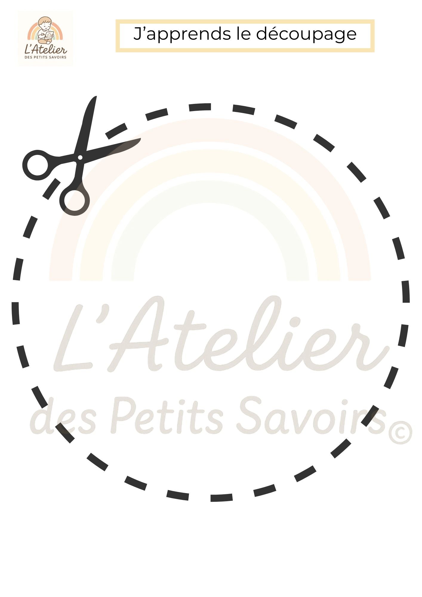 Apprendre le découpage des formes