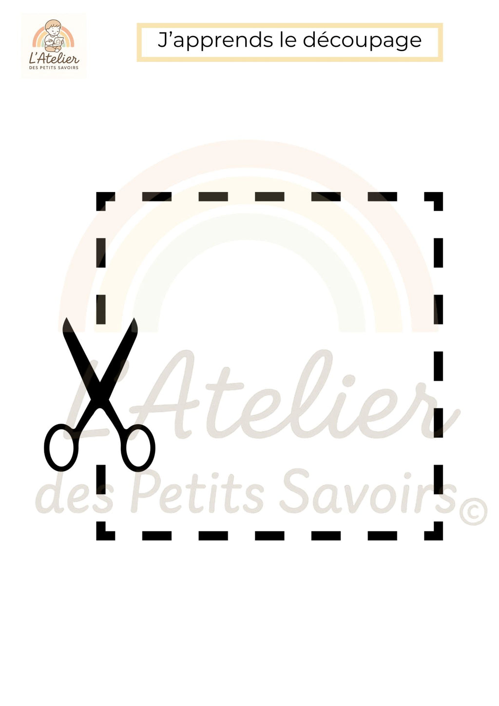 Apprendre le découpage des formes