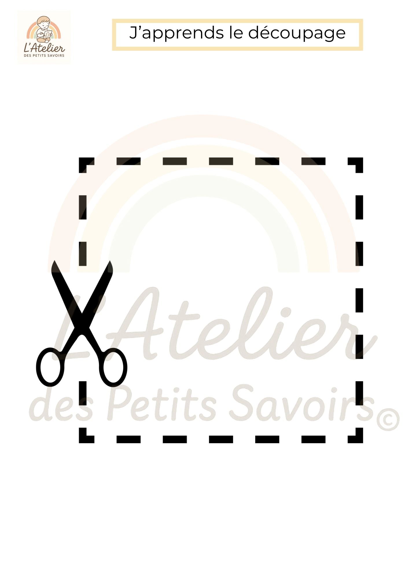 Apprendre le découpage des formes